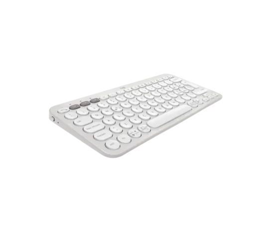 LOGITECH K380S Multi-Device Bluetooth Keyboard - TONAL WHITE - US INTL
