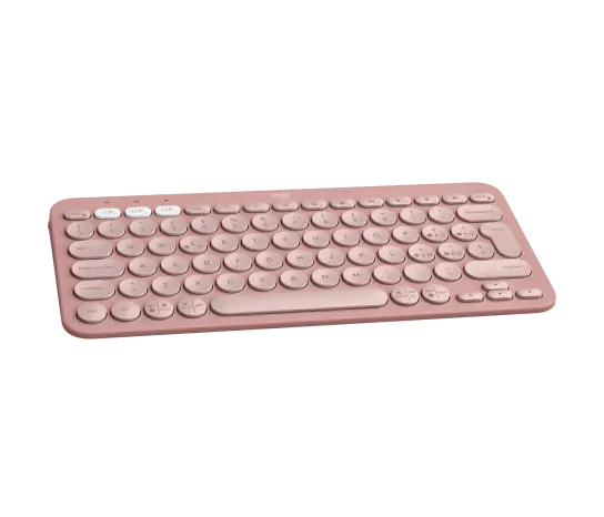 LOGITECH K380S Multi-Device Bluetooth Keyboard - TONAL ROSE - US INTL