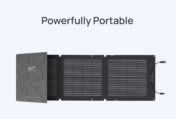 EcoFlow 110W Portable Solar Panel (EFSOLAR110N)