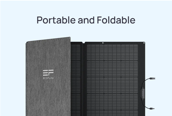 EcoFlow 160W Portable Solar Panel (EFSOLAR160W)