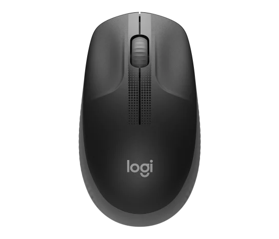 Logitech M190 Full-Size Wireless Mouse - Mid Grey - 910-005906