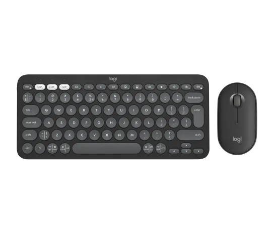 Logitech Pebble 2 Bluetooth Keyboard & Mouse Combo -Tonal Graphite