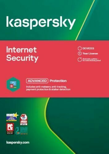 Kaspersky Internet Security for 1 Device.